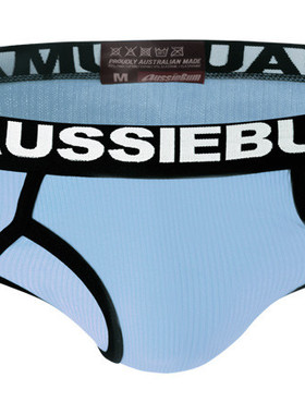 AussieBum 弹力棉男士低腰三角内裤 时尚侧开口囊袋 PYONGRAINS