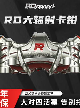 RD赛道版大辐射卡钳DCS3小牛NX风速/FXT 九号MZ/M5/E300P/极核AE5