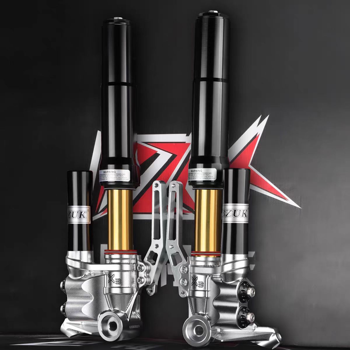 巴祖卡X3倒置减震器适配多车型