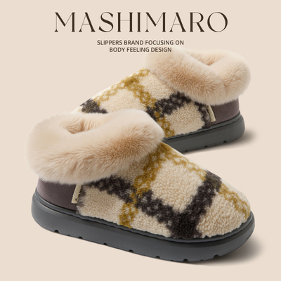 流氓兔棉拖鞋男士冬季包跟家居室内厚底加绒加厚保暖棉鞋男士冬天