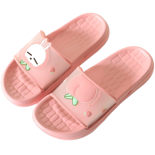 流氓兔拖鞋女夏季外穿居家防滑浴室软底踩屎感情侣家用凉拖鞋男夏