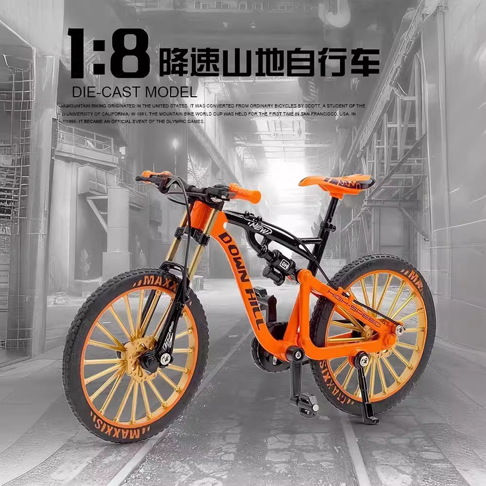 【18竞速】合金自行车汽车模型
