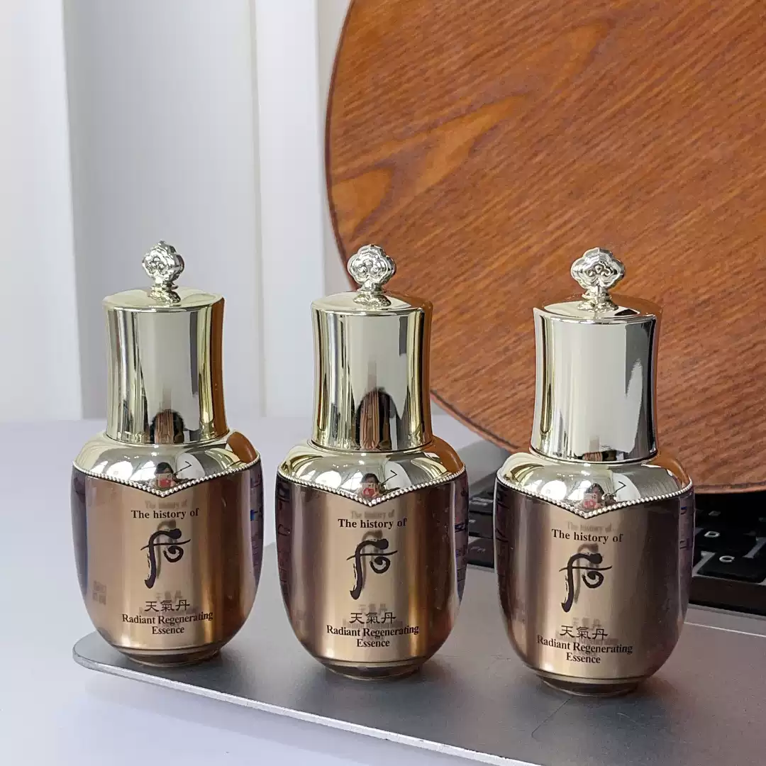 满4瓶包邮 柜1440!韩国高端花献精华液8ml 中样按压瓶装面部精华
