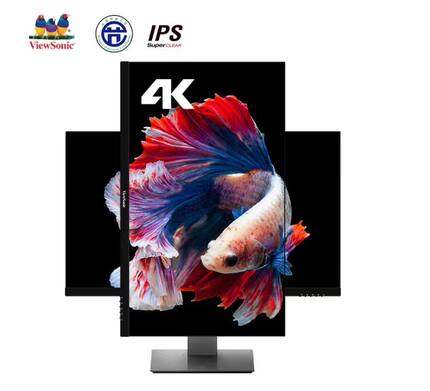 全新优派27英寸4K IPS升降旋转专业游戏竖屏显示器VX2762-4K-MHDU