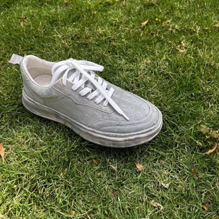 全真鸵鸟皮男鞋户外运动休闲板鞋男款2025新款清仓轻便舒适真皮鞋