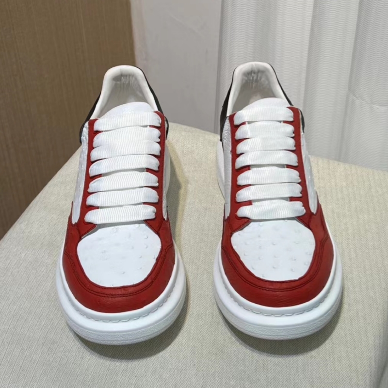 莱曼犀牛休闲鞋纯真鸵鸟皮