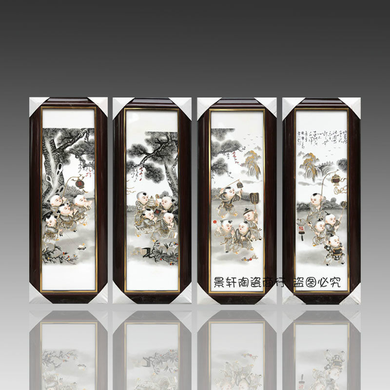 手工客厅中式风书房挂画