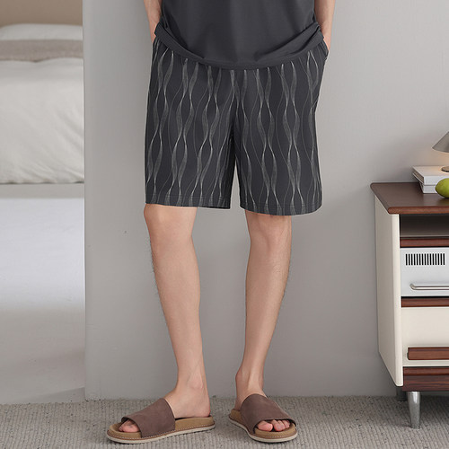 夏季莫代尔透气凉爽男薄款居家