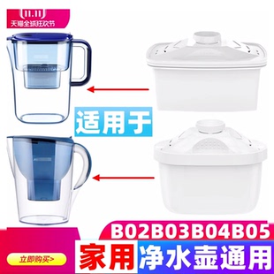 净水壶适用自来水家用净水器直饮滤水壶B02B03B04B05B06滤芯