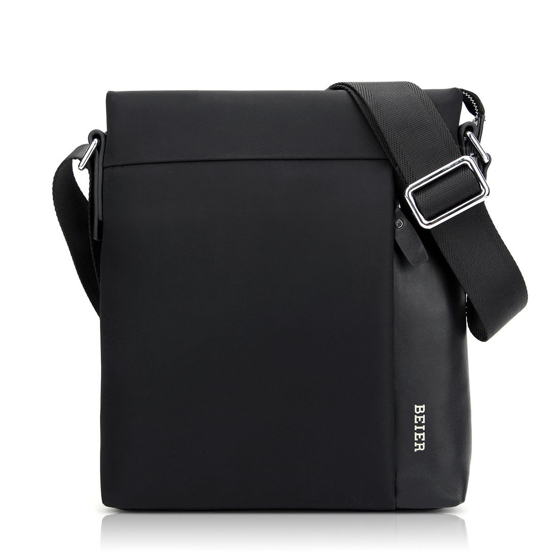 贝尔正品经典款休闲商务进口防水布配牛皮真皮单肩包男包133104,箱包皮具/热销女包/男包,男士包袋,淘宝优惠券,粉丝福利购,淘宝优惠卷