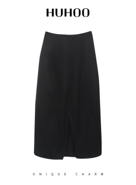 定制女装 醋酸简约轻熟风半身裙女高腰A版中长款显瘦百搭裙子1269