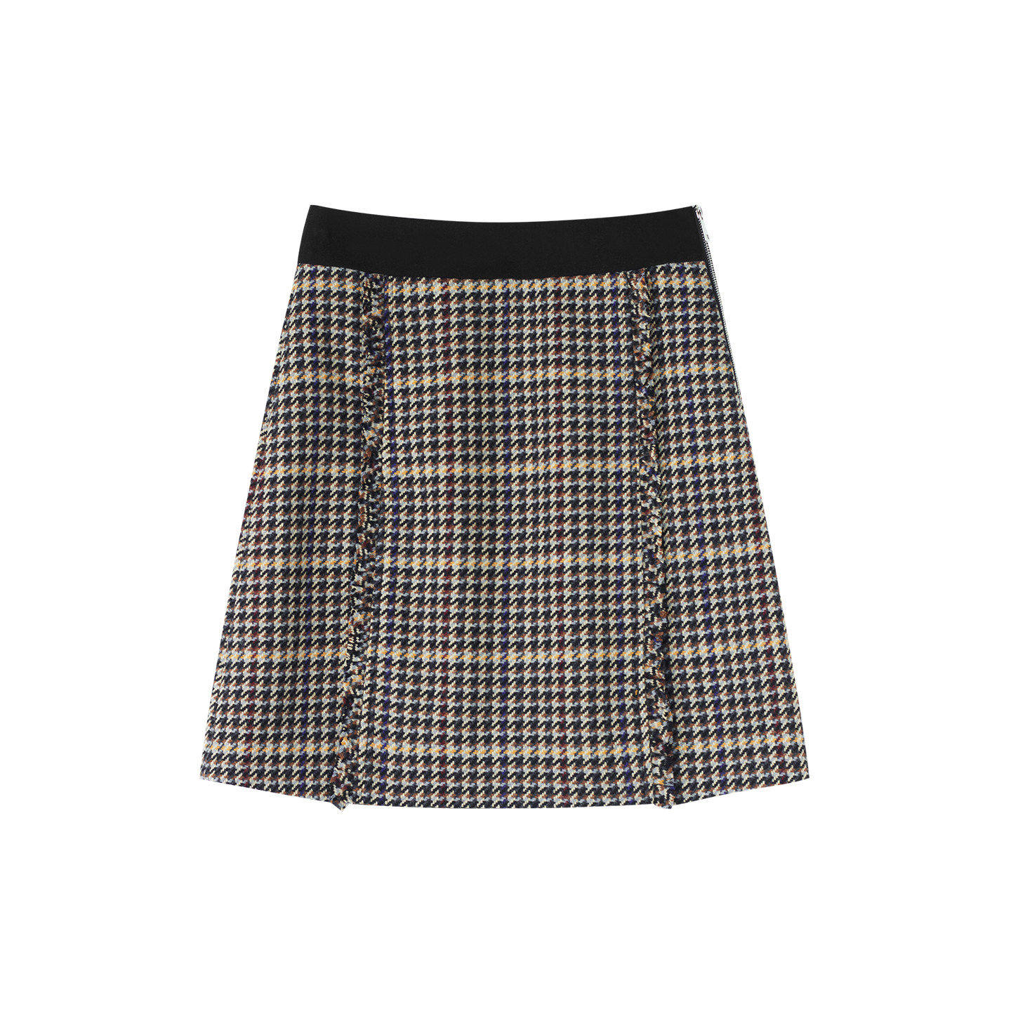 定制女装 【绵羊毛】格纹半身裙女百搭气质显瘦包臀裙短裙1022