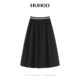 定制女装 拼接伞裙1029 羊绒莫代尔棉A字松紧半身裙女中长款