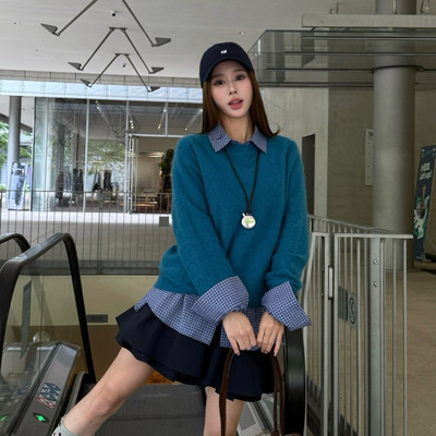 定制女装 山羊绒绵羊毛打底毛衣拉绒工艺羊毛衫0920