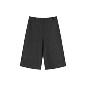 0812 高腰简约通勤休闲休闲裤 定制女装 绵羊毛阔腿中裤