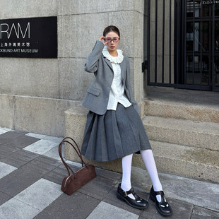 西服设计感英伦风西服女休闲百搭外套上衣0210 定制女装