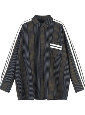 定制女装 时尚格子条纹经典色系休闲风衬衫1255