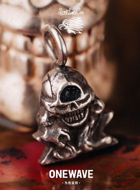 【国内现货】StopLight高山隆纯银小鬼牌吊坠日本纯手工项坠