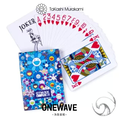 村上隆芝加哥限定太阳花扑克牌