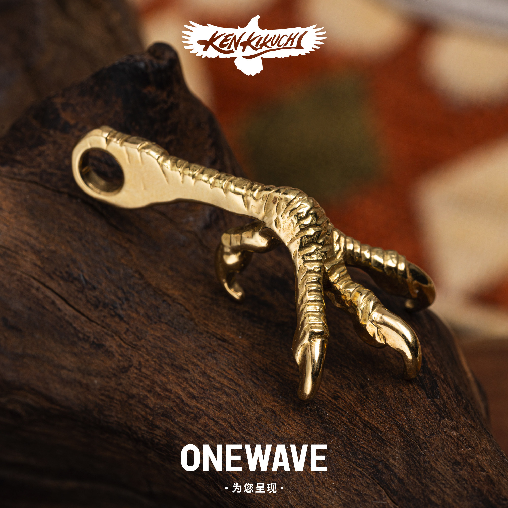 【国内现货】ken kikuchi菊地健银爪金爪鹰爪吊坠 菊地建项链配饰