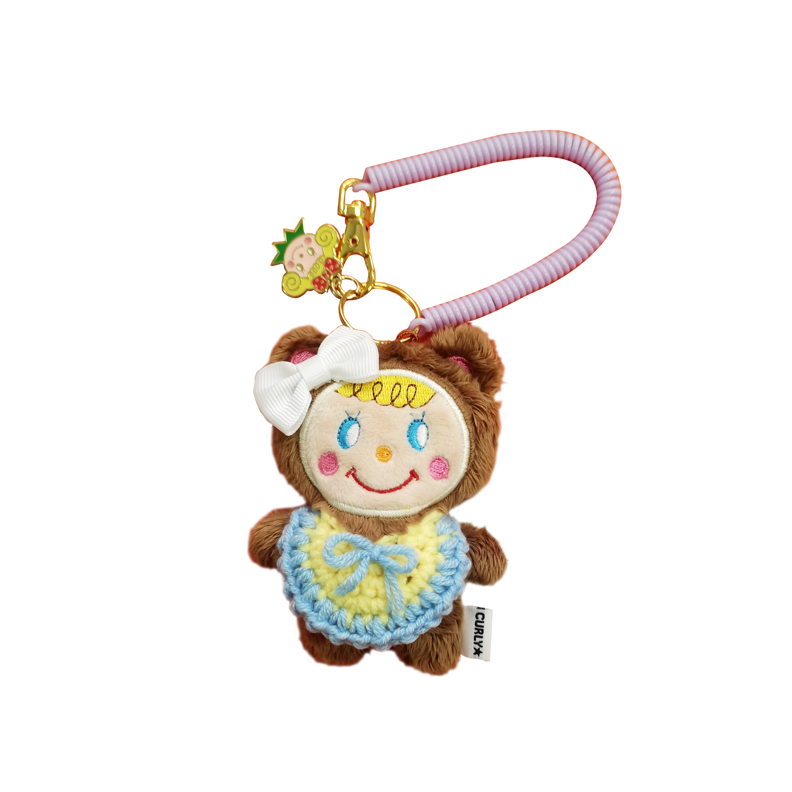 【正品】国内现货日本curly collection卷发女孩 包挂件钥匙扣