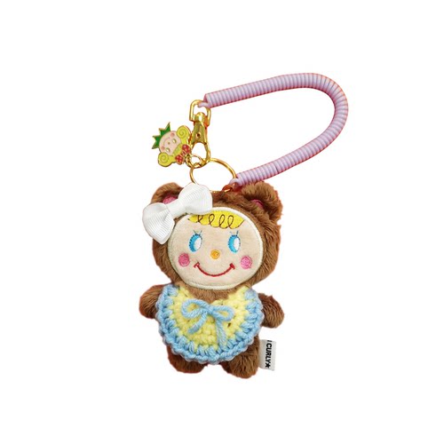 【正品】国内现货日本curly collection卷发女孩 包挂件钥匙扣