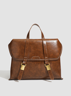 廿下英伦风复古PU皮女式单肩包双肩包多用学院风背包旅游休闲