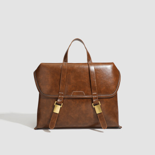 廿下英伦风复古PU皮女式 单肩包双肩包多用学院风背包旅游休闲