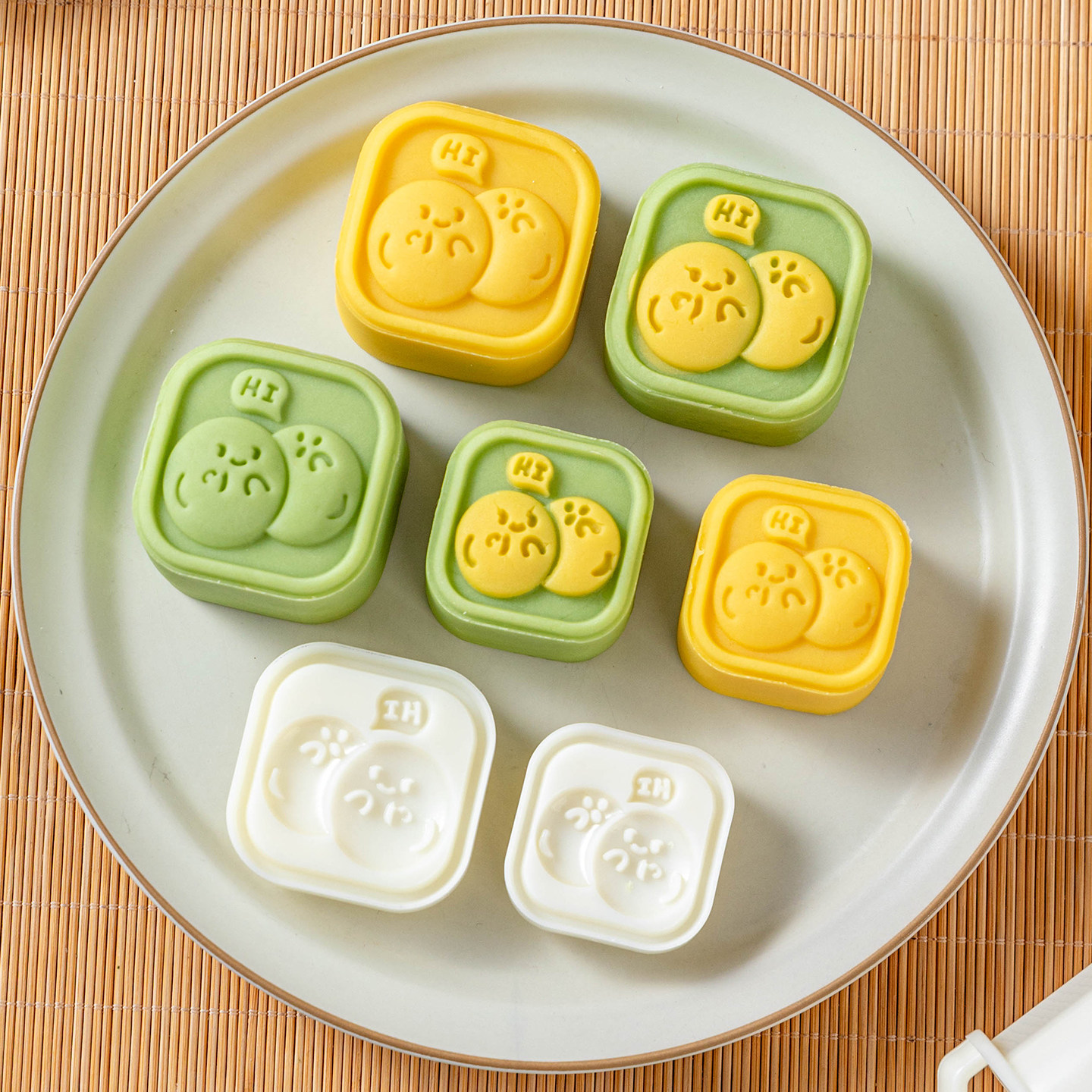 绿豆糕模具月饼新款点山药泥卡通手压式食品级做30g克5专用2026