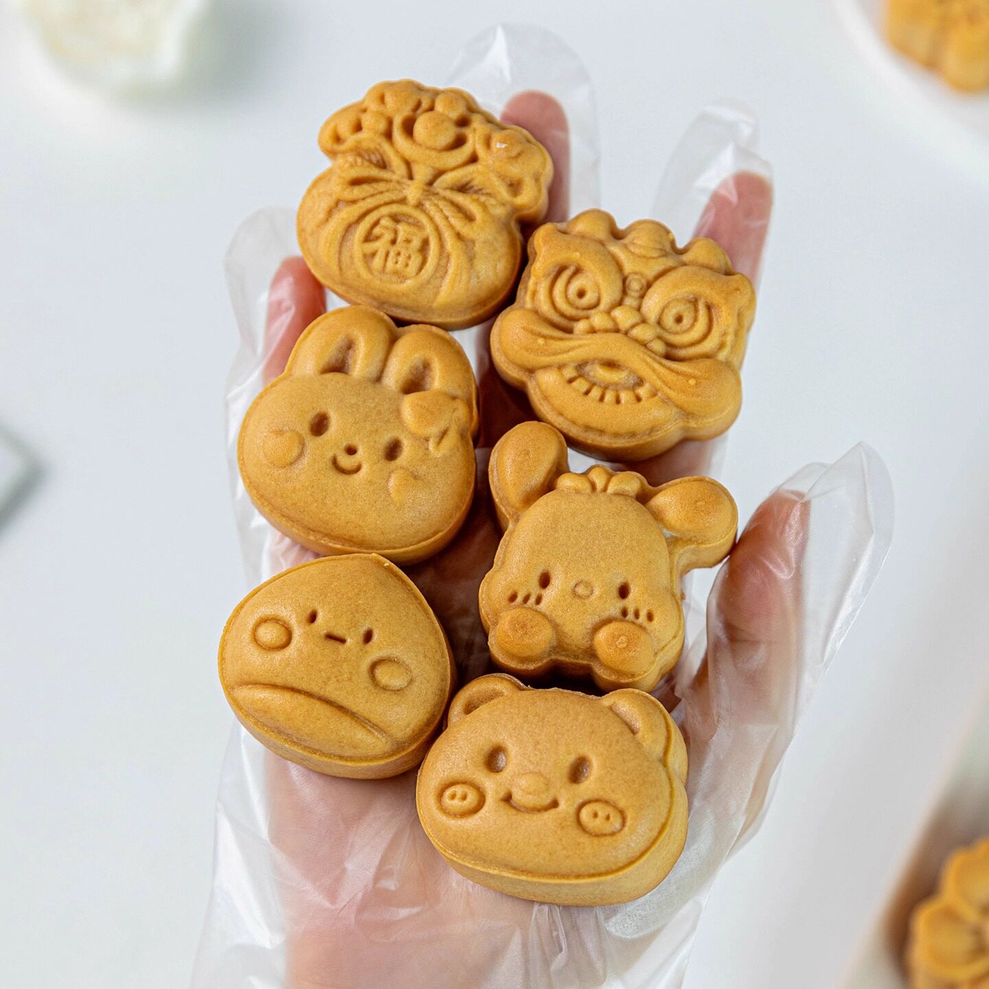 2026新款迷你月饼模具用冰皮30g克做磨绿豆糕点卡通小手压式按家