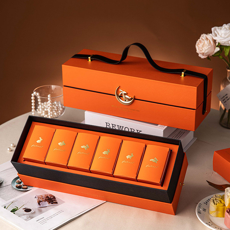 月饼礼盒包装礼品空子高端8粒档节送礼级感轻奢6中秋定制2026新款