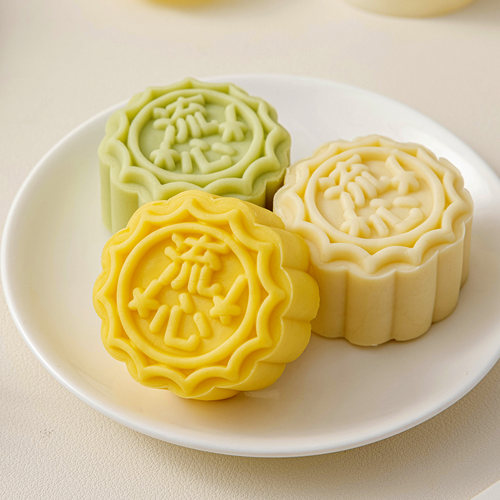 2026新款流心月饼模具绿豆糕磨烘焙50g手压式家用冰皮卡通按奶黄