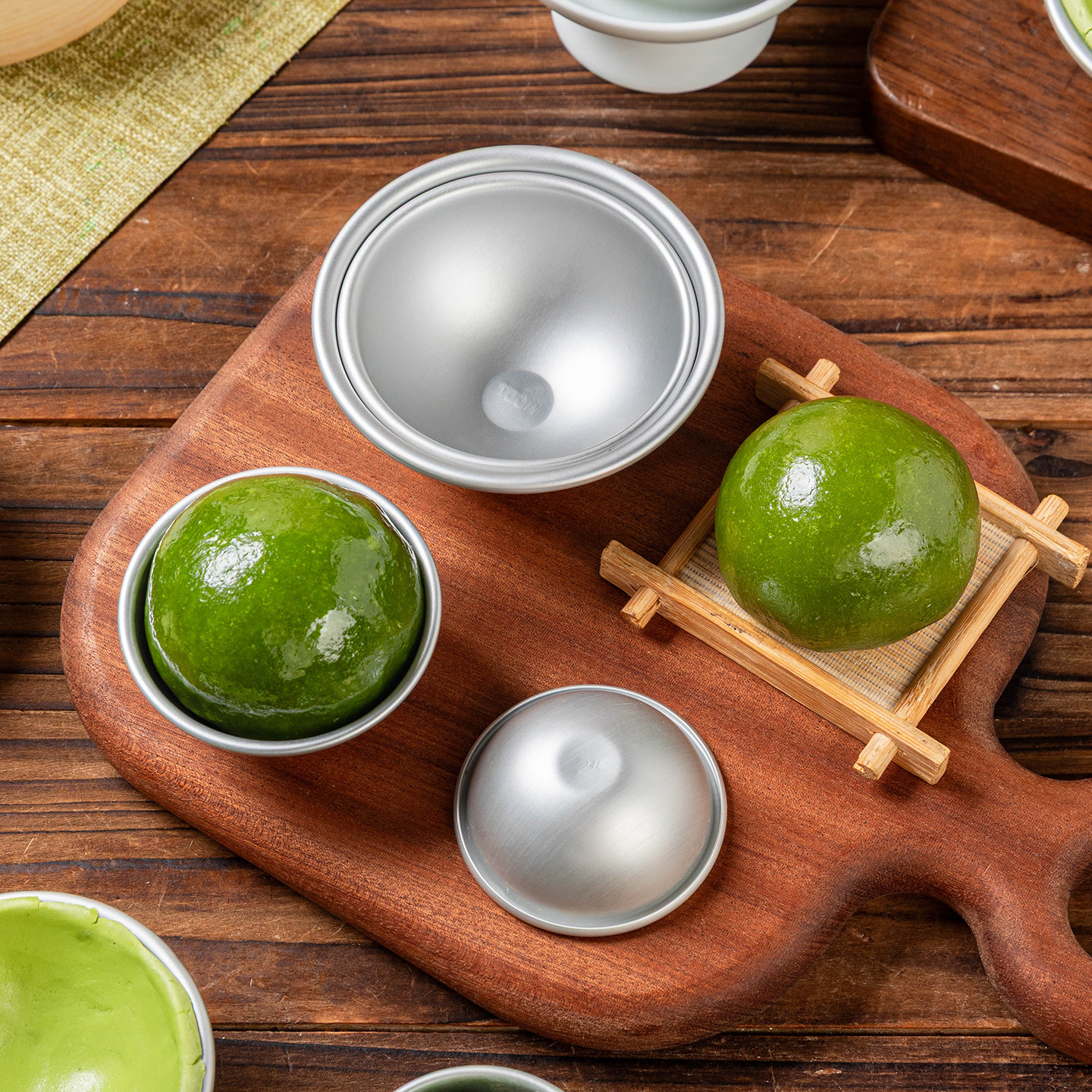 青团模具雪媚娘大福糯米糍艾草果diy烘焙工具圆形专用包手工大号