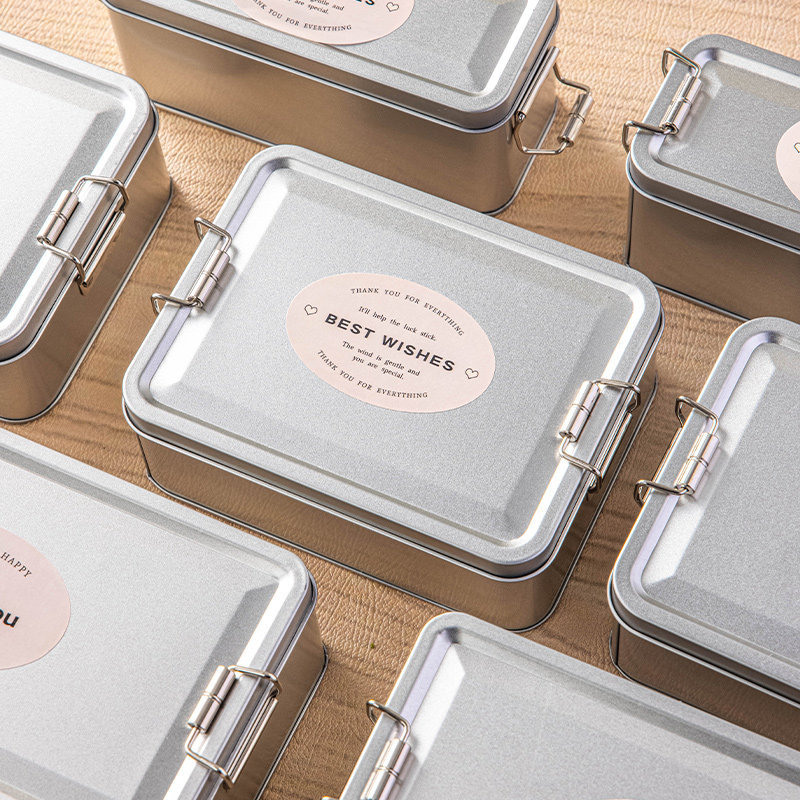 马口铁盒子收纳空糖果小号饼干零食皮金属凤梨酥包装食品随身带级