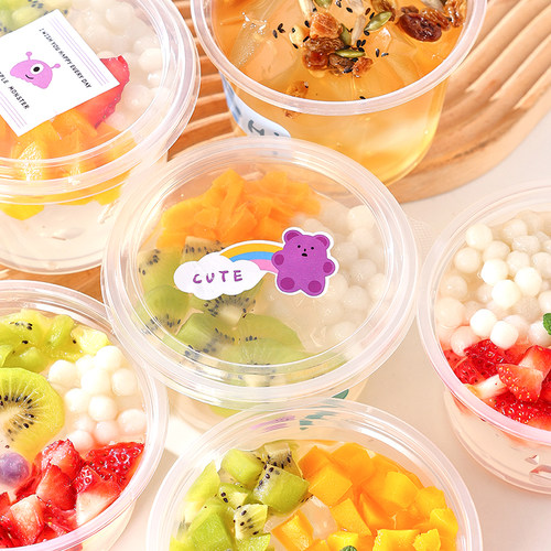 冰粉专用碗一次性餐盒打包盒