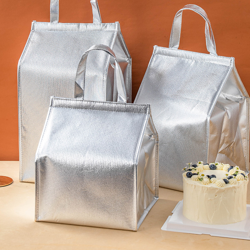 保温袋外卖专用铝箔箱蛋糕一次性打包隔热奶茶加厚雪糕冷饮冰淇淋