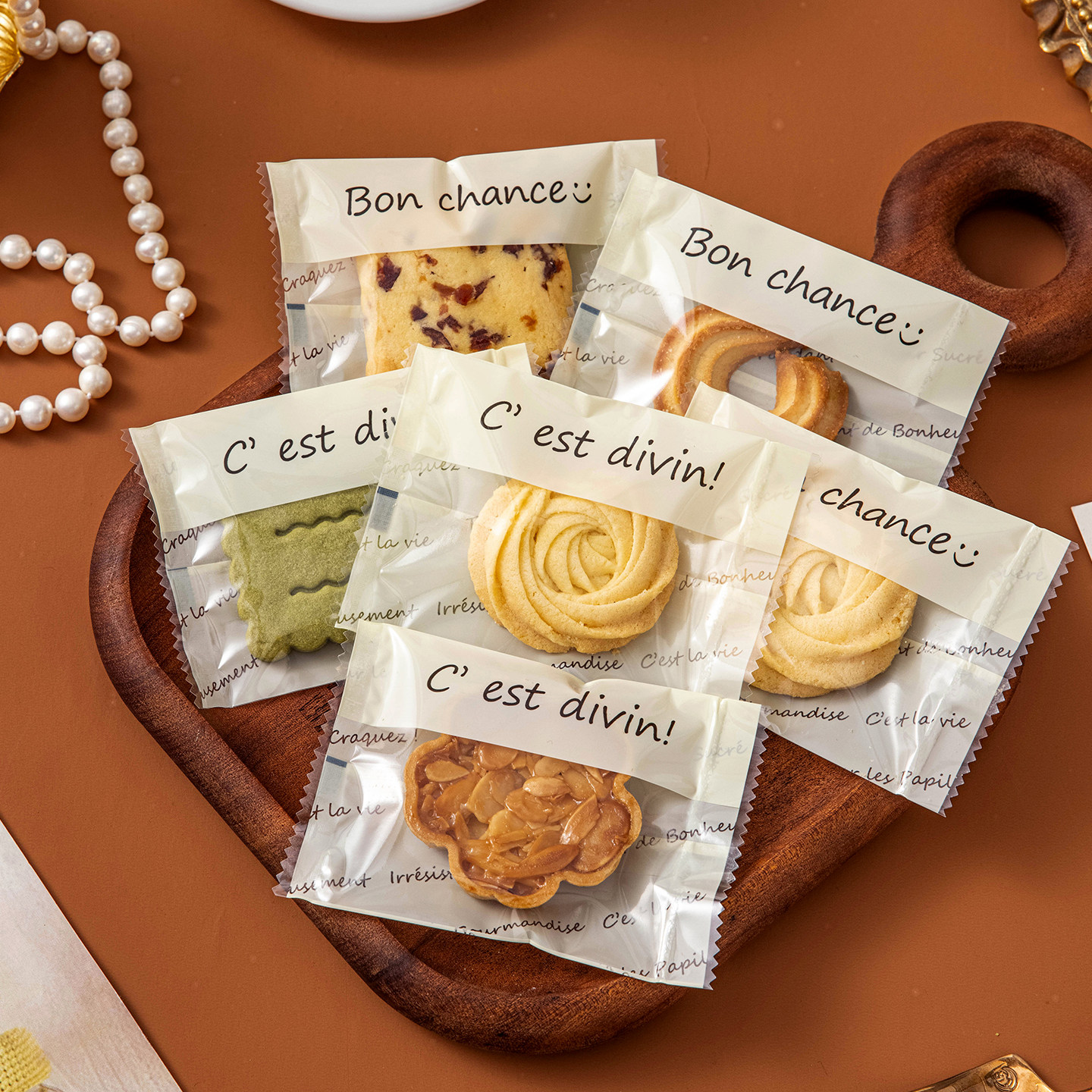 曲奇饼干包装袋机封口自密单独小雪花酥子的糖果蔓越莓盒烘焙打包