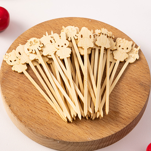 糖葫芦串签网红迷你冰糖葫芦水果专用小串竹签子摆摊制作材料工具