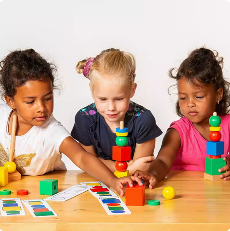 形状叠塔游戏早教启蒙拼图幼教具