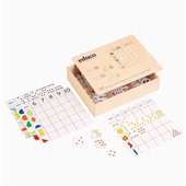 木质幼儿早教益智玩具 守恒游戏 木制数学认知教育 数与量 educo