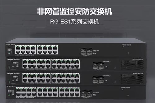 网络交换机ruijie口千兆