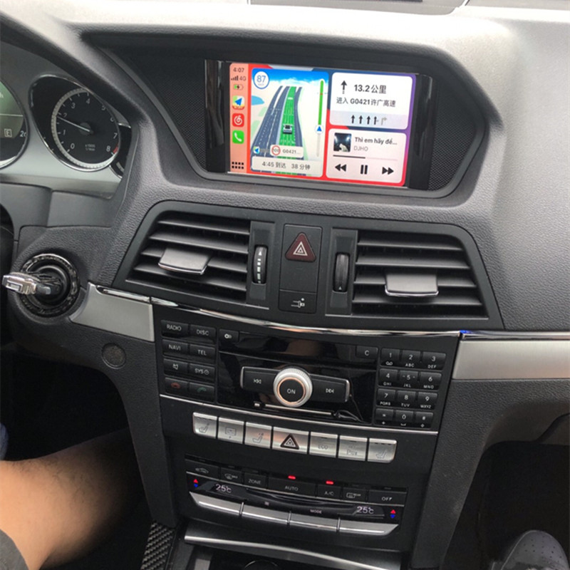 10-15适用于奔驰E200 e240 e280 e300导航仪倒车影像蓝牙carplay