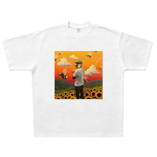 Flower Boy Tyler, the Creator 美式T恤 hiphop嘻哈说唱Rap短袖