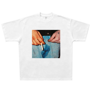 Cherry Bomb Tyler,The Creator 美式复古纯棉T恤vintage宽松短袖