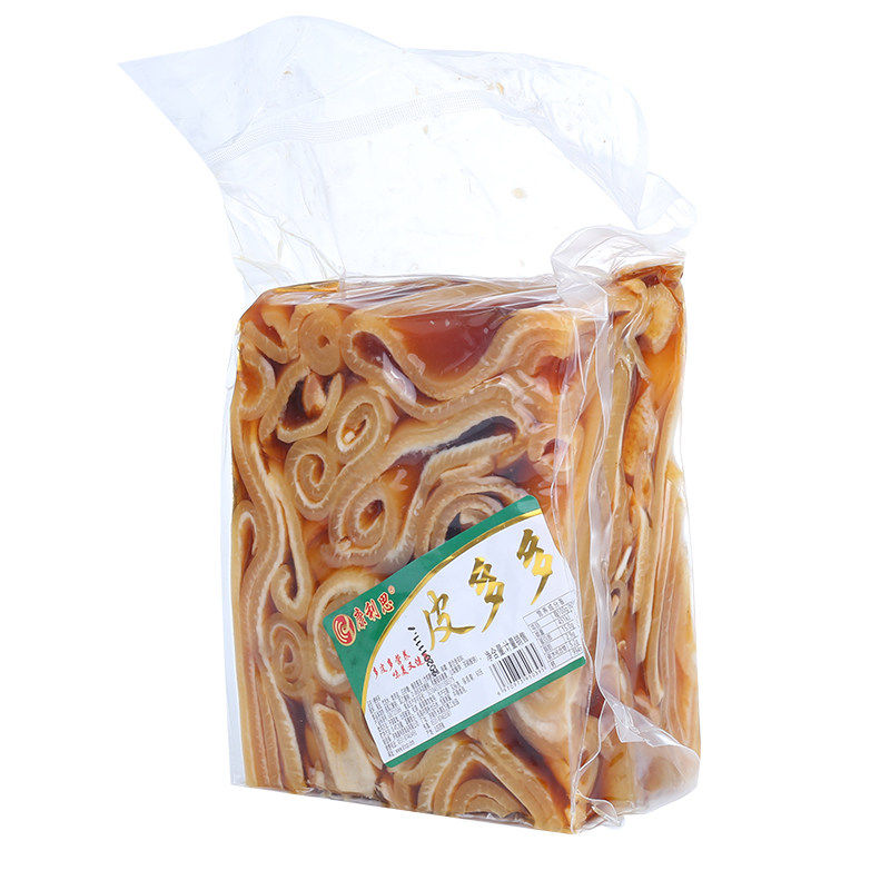 猪皮冻即食熟食店成品五香卤味皮多多肉皮冻水晶灌汤包凉拌菜商用