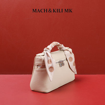 MACH＆KILI MK 真皮女包LP包L19饭盒包单肩斜挎手提包化妆包小包