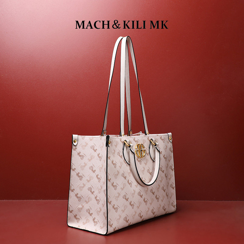 ghg大牌奢侈品高级感白色手提大包包女大容量上班通勤托特包小众