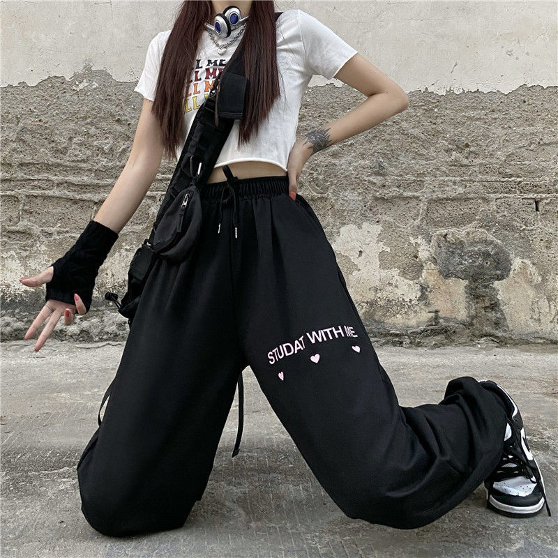 抽绳韩版街舞hiphop嘻哈休闲裤爵士长裤运动街头潮102B-K648P40图片