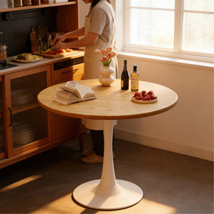 日本甄选茶几客厅家用商用咖啡厅休闲接待洽谈小圆桌咖啡厅桌阳台