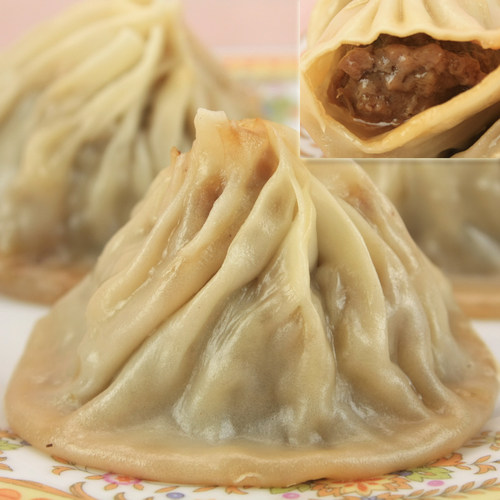 芦庄老店 正宗无锡小笼包 小笼馒头 汤包 鲜肉20只 早餐包子 顺丰